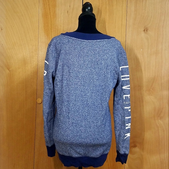 PINK Victoria's Secret Plunging V Neck Sweater size XS - Picture 2 of 7